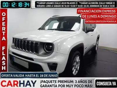 Usado Jeep Renegade Limited 131 CV (96 kW) 2021 Blanco SUV