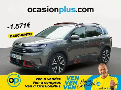 Usado Citroën C5 Aircross Shine 177 CV (130 kW) 2020 Gris SUV