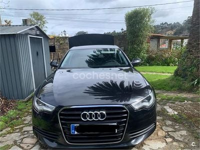 Usado Audi A6 177 CV (130 kW) 2012 Negro Berlina
