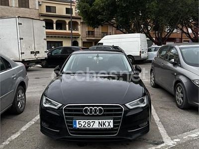 Usado Audi A3 Ambition 122 CV (89 kW) 2014 Negro Berlina