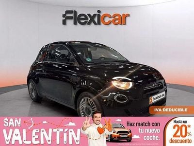 Usado Fiat 500e Icon 69 kW (95 CV) 2022 Negro Utilitario