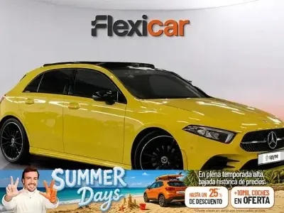 Usado Mercedes A180 136 CV (100 kW) 2019 Amarillo Berlina