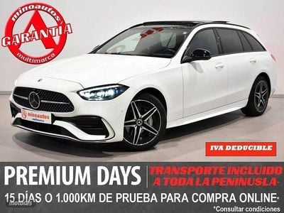 Blanco Usado 2023 Mercedes C300e AMG line Familiar | 39.690 € (Buen precio)