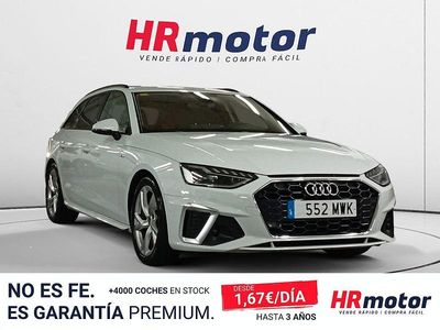 Usado Audi A4 S-Line 163 CV (119 kW) 2021 Blanco Familiar