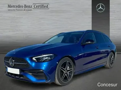Usado Mercedes C220 200 CV (147 kW) 2025 Azul Familiar