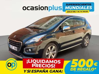 Usado Peugeot 3008 Allure 131 CV (96 kW) 2016 Negro Monovolumen