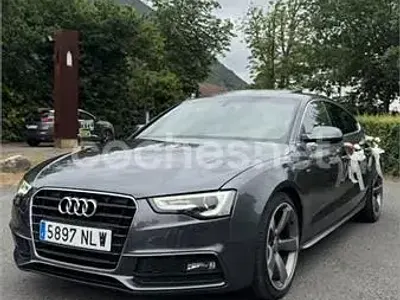 Usado Audi A5 Sportback Advanced 190 CV (139 kW) 2016 Gris / plata Utilitario