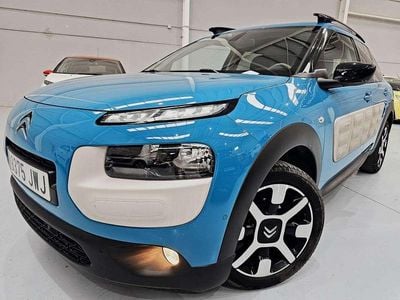 Usado Citroën C4 Cactus PureTech 82 CV (60 kW) 2017 Azul Utilitario