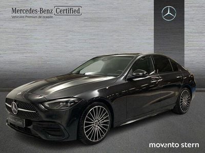Gris Usado 2023 Mercedes C220 AMG line Berlina | 42.500 € (Precio justo)