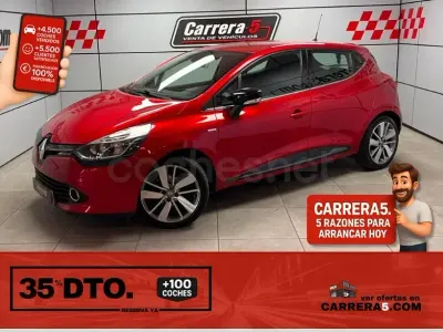 Usado Renault Clio IV Expression 90 CV (66 kW) 2014 Rojo Berlina