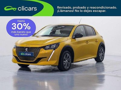 Usado Peugeot e-208 Active 100 kW (136 CV) 2022 Amarillo Utilitario