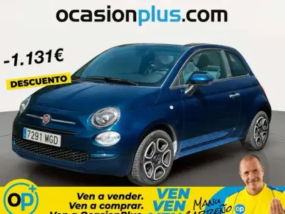 Usado Fiat 500C Club 71 CV (52 kW) 2023 Azul Descapotable