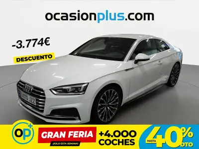 Usado Audi A5 S-Line 190 CV (139 kW) 2017 Blanco Coupe
