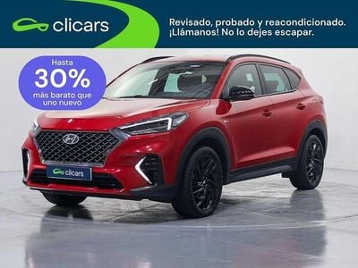 Begagnad Hyundai Tucson N Line 136 HK (100 kW) 2020 Röd SUV