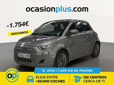 Usado Fiat 500e Icon 86 kW (118 CV) 2022 Gris Utilitario