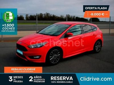 Usado Ford Focus Trend 125 CV (91 kW) 2018 Rojo Berlina