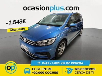 Azul Usado 2016 VW Touran Sportline Monovolumen | 19.352 € (Precio justo)