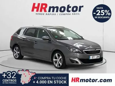 Usado Peugeot 308 Allure 131 CV (96 kW) 2017 Gris Utilitario