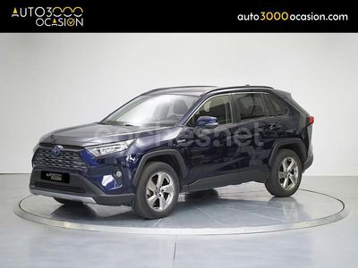 Azul Usado 2021 Toyota RAV4 Hybrid Luxury SUV | 33.203 € (Un poco caro)