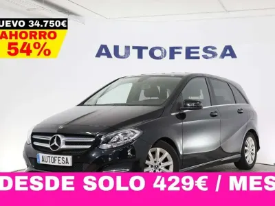Usado Mercedes B150 109 CV (80 kW) 2017 Negro Monovolumen
