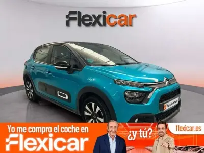 Usado Citroën C3 Feel 83 CV (61 kW) 2021 Azul Utilitario
