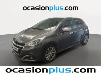 Usado Peugeot 208 Style 75 CV (55 kW) 2017 Gris Utilitario