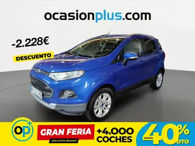 Usado Ford Ecosport Titanium 140 CV (102 kW) 2017 Azul SUV