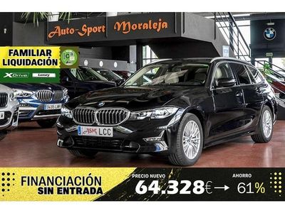 Usado BMW 320 Luxury Line 190 CV (139 kW) 2019 Negro Familiar