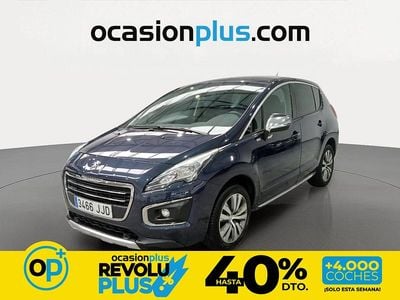 Usado Peugeot 3008 Style 131 CV (96 kW) 2015 Azul Familiar
