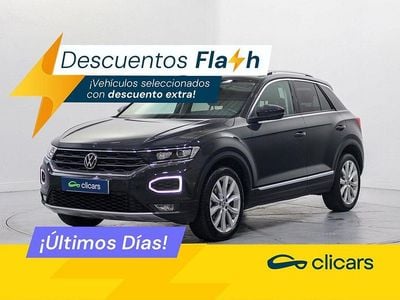Usado VW T-Roc Sport 150 CV (110 kW) 2021 Gris SUV
