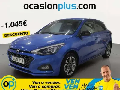 Usado Hyundai i20 100 CV (73 kW) 2019 Azul Utilitario