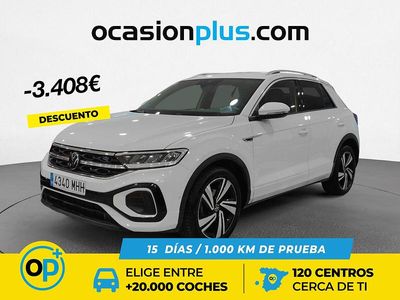 Usado VW T-Roc R-line 150 CV (110 kW) 2023 Blanco SUV