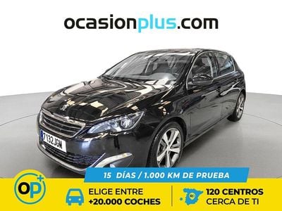 Usado Peugeot 308 GT-line 150 CV (110 kW) 2015 Negro Utilitario