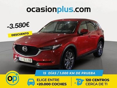 Usado Mazda CX-5 150 CV (110 kW) 2021 Rojo SUV