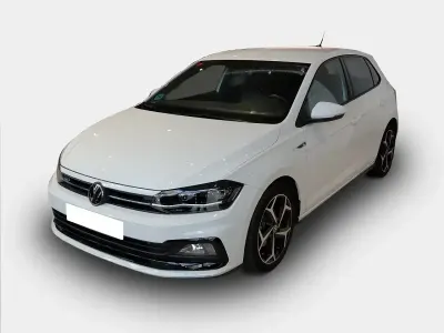 Usado VW Polo R-line 110 CV (80 kW) 2021 Blanco Berlina