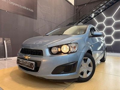 Usado Chevrolet Aveo LT 101 CV (74 kW) 2012 Azul Berlina