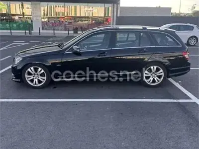 Usado Mercedes C220 Avantgarde 170 CV (125 kW) 2008 Negro Familiar