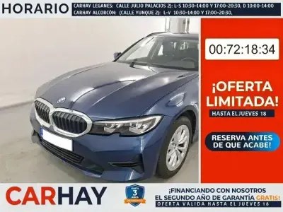 Usado BMW 320e 204 CV (150 kW) 2022 Azul Familiar