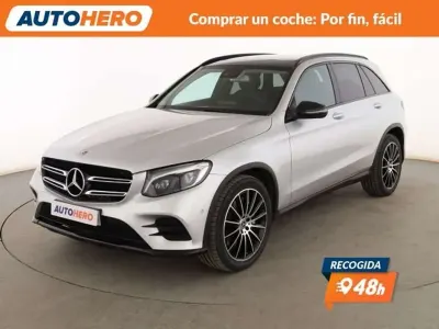 Usado Mercedes GLC220 AMG line 170 CV (125 kW) 2019 Gris SUV