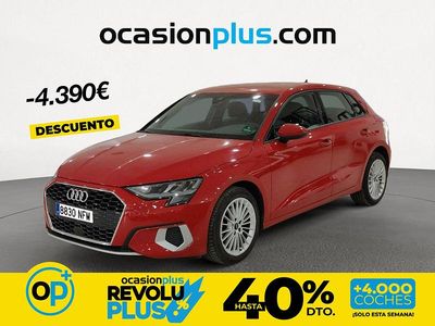 Usado Audi A3 Advanced Plus 110 CV (80 kW) 2023 Rojo Berlina
