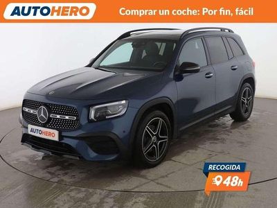 Usado Mercedes GLB200 AMG line 163 CV (119 kW) 2020 Azul SUV