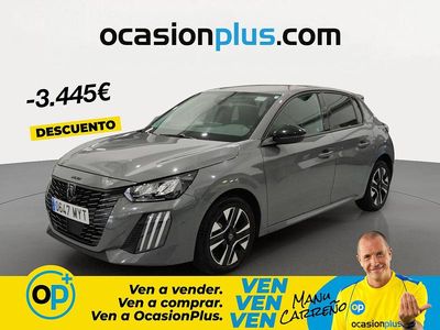 Usado Peugeot 208 Allure 100 CV (73 kW) 2025 Gris Utilitario