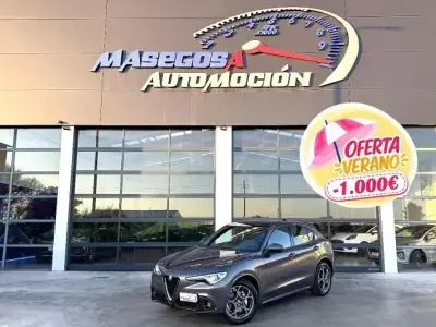 Usado Alfa Romeo Stelvio Ti 210 CV (154 kW) 2022 Gris SUV