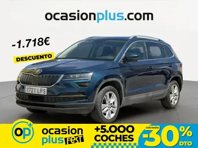 Usado Skoda Karoq Ambition 115 HP (84 kW) 2021 Azul SUV