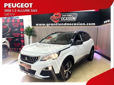 Usado Peugeot 3008 Allure 130 CV (95 kW) 2019 Blanco SUV