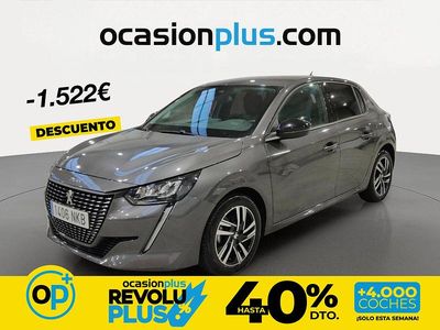 Usado Peugeot 208 Allure 100 CV (73 kW) 2023 Gris Utilitario