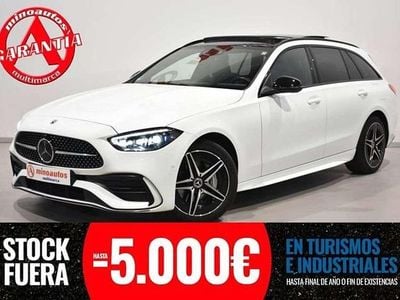 Blanco Usado 2023 Mercedes C300 AMG line Familiar | 39.690 €