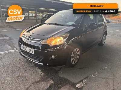 Usado Citroën C3 PureTech 110 CV (80 kW) 2015 Negro Utilitario