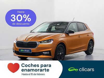 Usado Skoda Fabia Style 110 CV (80 kW) 2021 Naranja Berlina