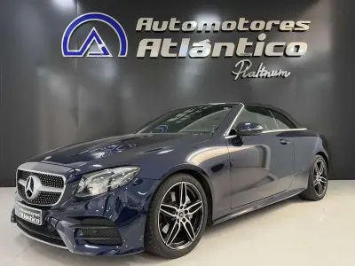 Usado Mercedes E220 193 CV (141 kW) 2019 Azul Descapotable